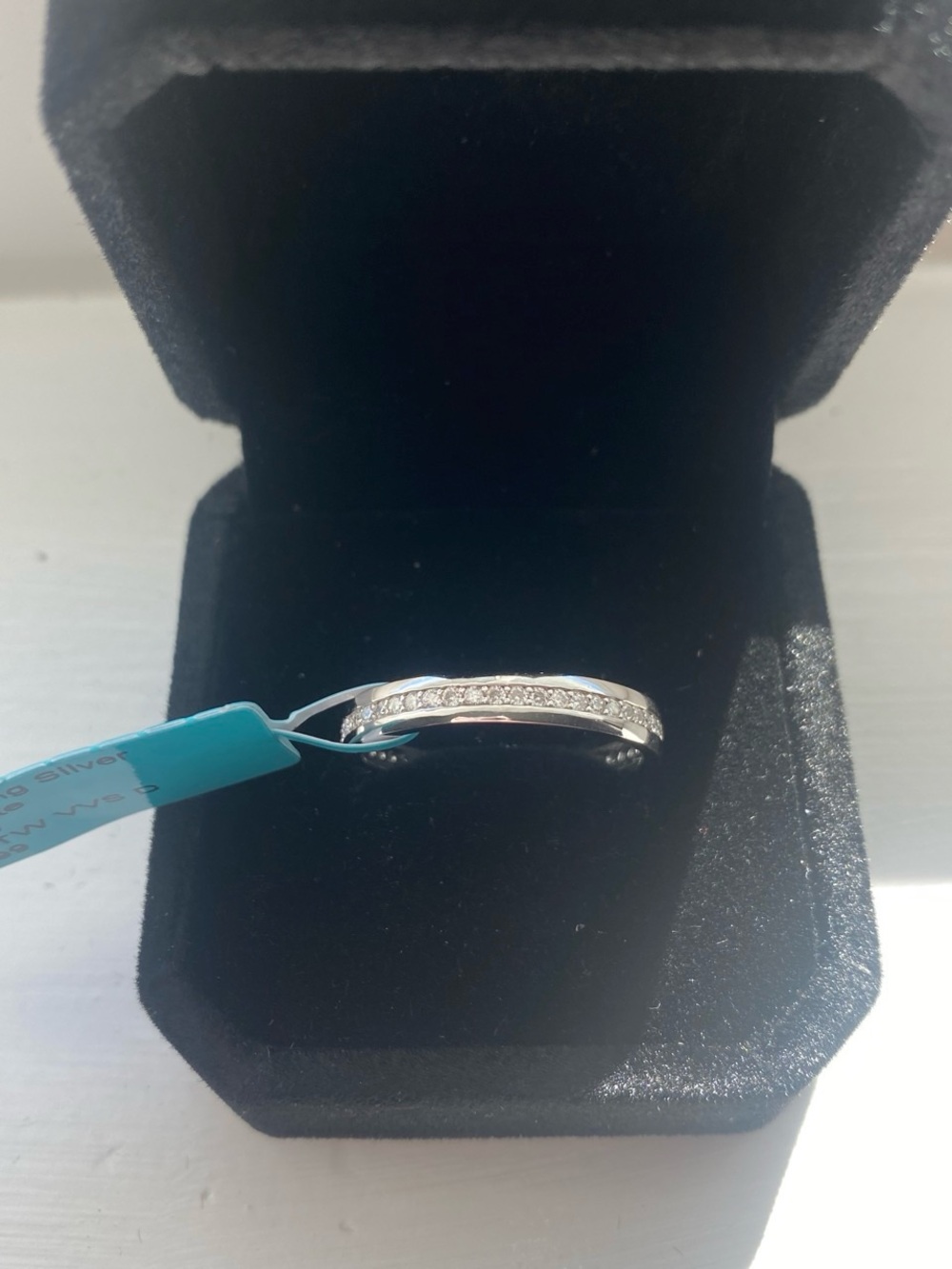 Moissanite Eternity Band